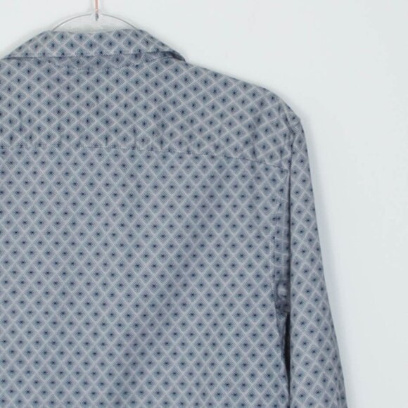 Ted Baker Sanlon Button Down Long Sleeve Slim Fit Shirt Mens Size 4 Large - Picture 8 of 8